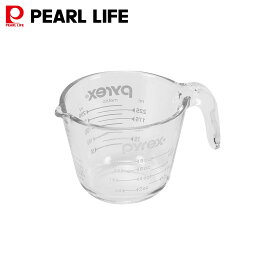 パール金属公式 PYREX パイレックス メジャーカップ 250ml 耐熱ガラス オーブン対応 電子レンジ 食洗機対応 冷凍庫対応 ホワイト CP-8650 カクテルグッズ 焼酎 晩酌 酒器 サーバー 食卓