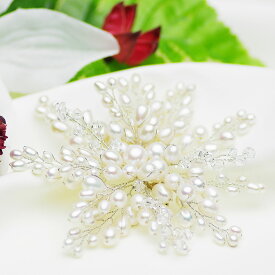 母の日 プレゼントパール コサージュ 高級 淡水真珠 ブローチ 約4.0-8.0mm 結婚式 冠婚葬祭 大ぶり ギフト 贈り物 フォーマル ランキング 楽天