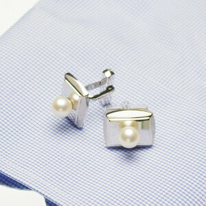 パール カフスボタン 高級 淡水真珠 カフス カフリンクス 約7.0mm 父の日 プレゼント 結婚式 冠婚葬祭 本真珠 成人式 卒業式 入学式 カジュアル 実用的 普段使い メンズ ギフト おしゃれ