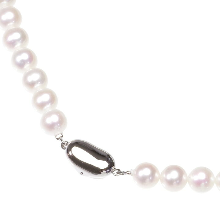 楽天市場】淡水パール ネックレス 高級 有核 淡水真珠 8mm 8-8.5mm 