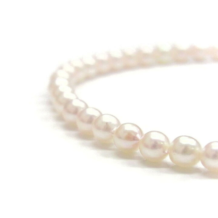 楽天市場】アコヤ真珠 ベビーパールネックレス 3.5-4mm ホワイト セミ 