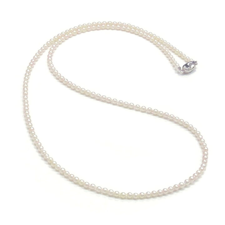 楽天市場】アコヤ真珠 ベビーパールロングネックレス 3.5-4mm 70cm 