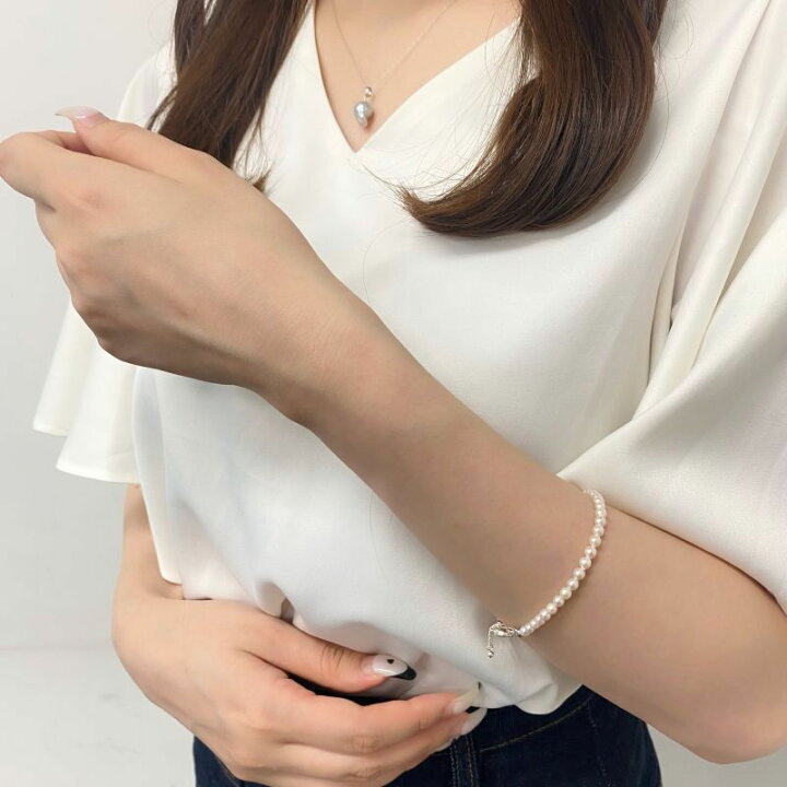 楽天市場】【再入荷】 アコヤ真珠 ベビーパールブレスレット 4-4.5mm  