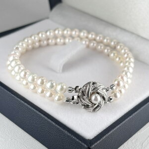 1_AR^ 2A uXbg 5-5.5mm zCg Eh 18.5cm Vo[ xr[p[ akoya pearl{^ ^ ^ AR  p[ 2AuXbg p[uX