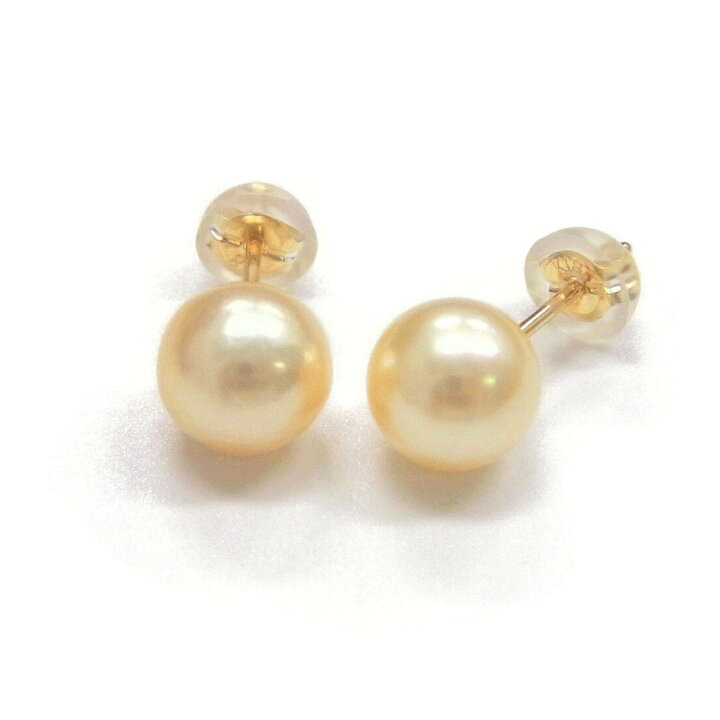 楽天市場】アコヤ真珠 パールピアス イヤリング 7.5-8mm ゴールド 無 