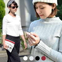 【授乳服トップス】脱「ザ・授乳服」一枚で着たくなるランダムリブ編みテレコの授乳口つきカットソー(クルーネック&ハイネック)