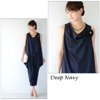 大人ハンサムを演出する3WAYデザインの授乳口つきパンツドレス(授乳服,お宮参り,フォーマル,結婚式,ワンピース,パンツドレス,セットアップ,)