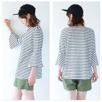【授乳服トップス】マタニティママから授乳ママまで♪デイリーに大活躍の授乳口つきカットソー(7分袖&5分袖)