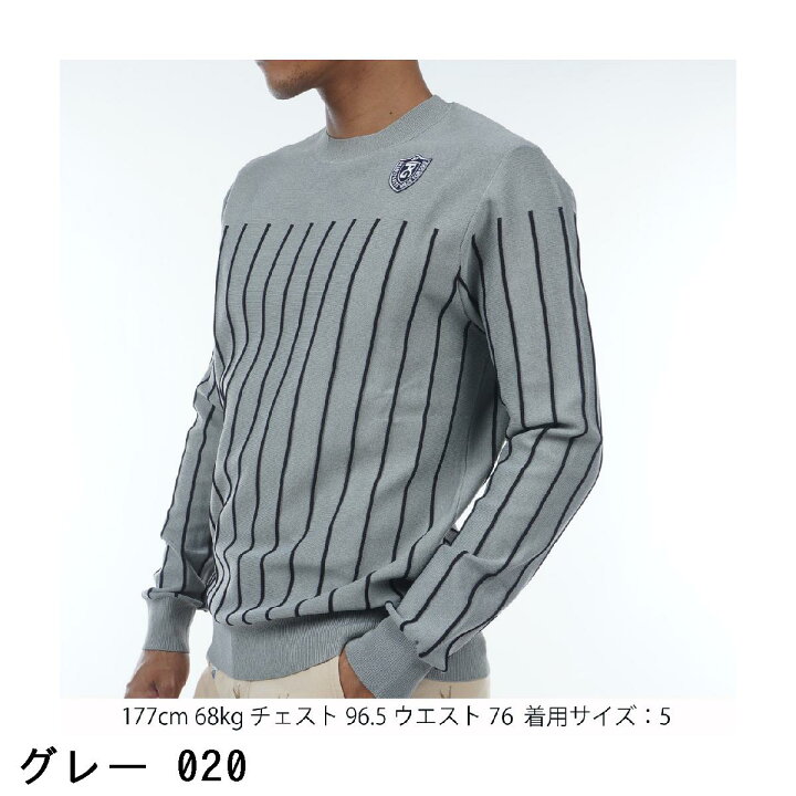 楽天市場】パーリーゲイツ PEARLY GATES ピンストライプ柄セーター  