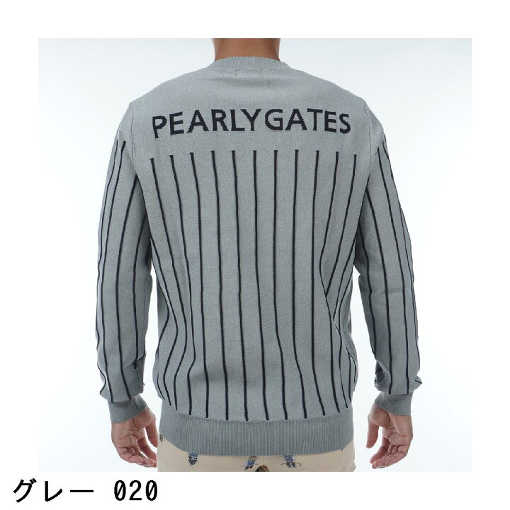 楽天市場】パーリーゲイツ PEARLY GATES ピンストライプ柄セーター  