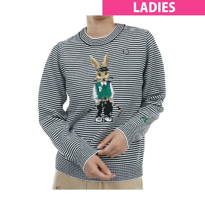 楽天市場】パーリーゲイツ PEARLY GATES GOLFラビット柄 インターシャ  