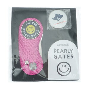 パーリーゲイツ PEARLY GATES ロゴ グリーンフォーク&マーカーセット