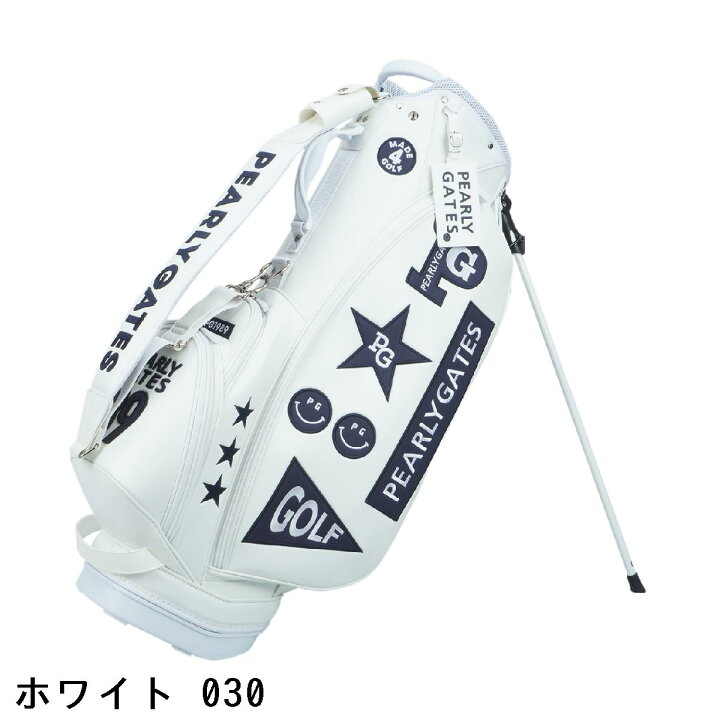 楽天市場】パーリーゲイツ PEARLY GATES 合皮スタンドキャディバッグ 