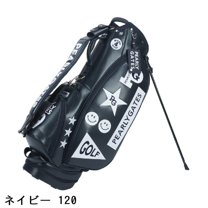 楽天市場】パーリーゲイツ PEARLY GATES 合皮スタンドキャディバッグ 