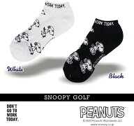 SNOOPY GOLF スヌーピーゴルフジョー・クール/スヌーピーメンズアンクルソックスPEANUTS 642-3986102/23C