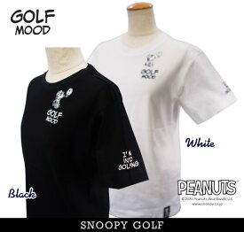 【NEW】SNOOPY GOLF スヌーピーゴルフSilky Shine & UVケア ジョー・クール/スヌーピーGOLF MOOD 半袖Tシャツ PEANUTS642-3963102/23C