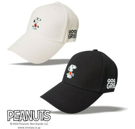 【NEW】SNOOPY GOLF スヌーピーゴルフGOOD GRIEF!フォァーー!!ジョー・クール/スヌーピーコットンツイルキャップPEANUTS 642-3987104/23C