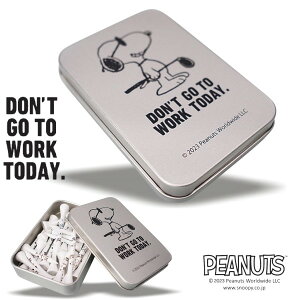 SNOOPY GOLF Xk[s[StDON'T GO TO WORK TODAY.W[EN[/Xk[s[O&V[gEbheB[Zbg ʃP[XtPEANUTS 642-3984106/23C