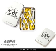 【NEW】SNOOPY GOLF スヌーピーゴルフRELAX TO GET A GOOD SCORE！ロング&ショート ウッドティーセット缶…