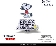 【NEW】SNOOPY GOLF スヌーピーゴルフRELAX TO GET A GOOD SCORE!!スヌーピー & Woodstock クリップマー…
