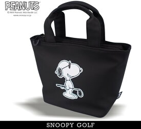 【NEW】SNOOPY GOLF スヌーピーゴルフDON'T GO TO WORK TODAY.ジョー・クール/スヌーピー トート型カートバッグPEANUTS 642-3981102/23C