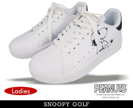 SNOOPY GOLF スヌーピーゴルフDON'T GO TO WORK TODAYジョー・クール/スヌーピー & Woodstockレディースゴルフシューズ642-4992501/24B【正規品】