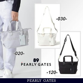 【NEW】PEARLY GATES パーリーゲイツ≪THE GOLF BAG！≫フライングラビットメッシュポーチ/ロゴジャガードショルダー付きトート型カートバッグ＝High-End Model＝053-6981211/26AF【正規品】【Luxury】