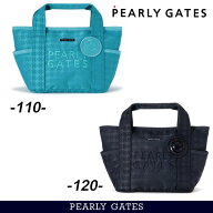 【NEW】PEARLY GATES パーリーゲイツ≪PG is PG≫ ”EKUBO Smile” ワッペンワンカラー千鳥格子柄トート…