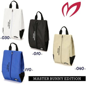 【NEW】マスターバニーbyパーリーゲイツMASTER BUNNY EDITION 軽量!!マットツイルジャガードロゴハンドルシューズケースシューズバッグ 758-5984206/25A【正規品】