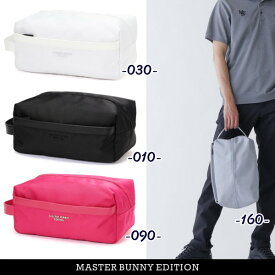 【NEW】マスターバニーbyパーリーゲイツMASTER BUNNY EDITION PeツイルSimple & Stylish シューズケースシューズバッグ ”便利なアウトポケット付き”758-5984806/25C【正規品】