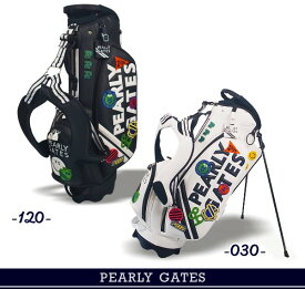 PEARLY GATES WAPPENSMILYMatte Color Versionパーリーゲイツ・ワッペンスマイリースタンドバッグ 053-4980101【Matte WAPPEN】【WEB限定モデル】