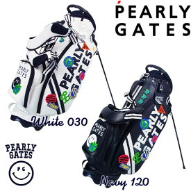【NEW】PEARLY GATES WAPPEN SMILYパーリーゲイツ・ワッペンスマイリースタンドバッグ発売!641-1980101 【WAPPENSMILY】【WEB限定モデル】