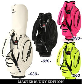 【PREMIUM SALE 30%OFF】マスターバニーbyパーリーゲイツMASTER BUNNY EDITION PRO仕様ロゴファスナー”BIG M” キャディバッグ本格派カートタイプ 758-4980301/24A