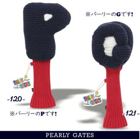 【PREMIUM SALE 50%OFF】PEARLY GATES パーリーゲイツ"Love GOLF" Big! Big!! PG!!!あみぐるみヘッドカバー フェアウェイウッド用 ＜ネームプレート付＞053-4184507/24B【正規品】