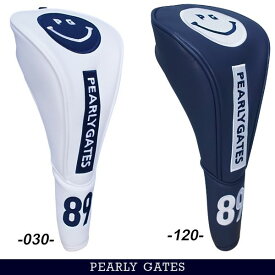 【新入荷】PEARLYGATES パーリーゲイツ定番スマイル25シリーズアイテム数珠のベストセラーアイテムドライバー用ヘッドカバー 053-4284875/25D【WEB限定モデル正規品】【後期】