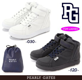 【PREMIUM CHOICE】PEARLY GATES パーリーゲイツNEW STANDARD!! BASIC ITEM！ワンカラー ミドルカットソフトスパイクレディースゴルフシューズ《箱に少し訳あり》053-2992302