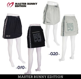 【PREMIUM SALE 50%OFF】マスターバニーbyパーリーゲイツMASTER BUNNY EDITION レディース撥水ポリエステル平織り サイドラインアクティブスカート 759-4234008/24C