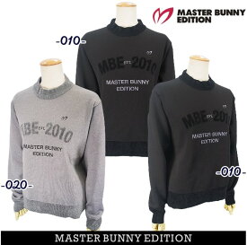 【PREMIUM CHOICE】マスターバニーbyパーリーゲイツMASTER BUNNY EDITION レディース接結生地のモックネックニットプルオーバーセーター 759-4270108/24D【正規品】