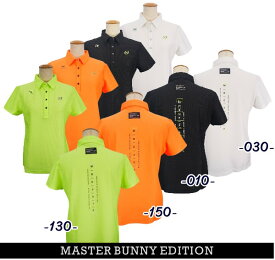 【PREMIUM-SALE 40%OFF】マスターバニーbyパーリーゲイツMASTER BUNNY EDITION レディースハニカムトリコット半袖シャツ=MADE IN JAPAN= 759-4160304/24A