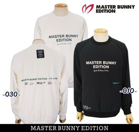 【PREMIUM SALE 30%超OFF】マスターバニーbyパーリーゲイツMASTER BUNNY EDITION メンズ表/裏 両面起毛 Wフェイス クルーネックトレーナー風プルオーバー =MADE IN JAPAN=758-4262025/24D【正規品】