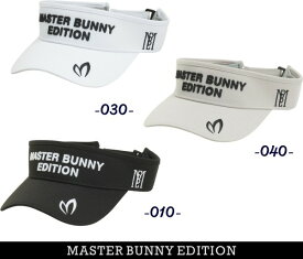 【NEW】マスターバニーbyパーリーゲイツMASTER BUNNY EDITIONMBE2段ロゴ リサイクルツイルバイザー758-4187203/24AF