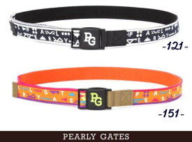 【PREMIUM OUTLET50%OFF】PEARLY GATES パーリーゲイツモダンナバホ柄 カラフルテープベルト=JAPAN MADE= 053-2282103/22D