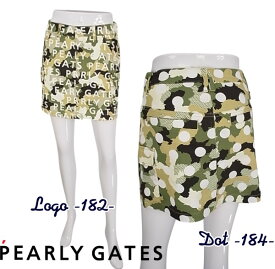 【PREMIUM SALE】PEARLYGATES パーリーゲイツPLAY CAMO！PGロゴ or DOTS!カモガラレディース ストレッチスカート055-2134514/22B【PLAYCAMO】