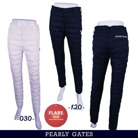 【NEW】PEARLYGATES パーリーゲイツ発熱/保温フレアボール テクノストレッチレディース 中わた防寒パンツ 055-4131006/23D