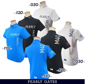 【NEW】PEARLY GATES パーリーゲイツリバーシブルベアカノコ レディース半袖モックシャツ =MADE IN JAPAN=055-4167402/24A