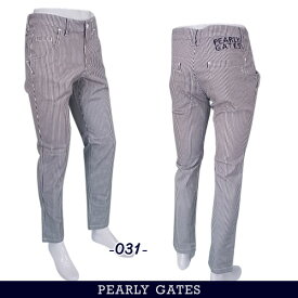 【PREMIUM CHOICE】PEARLYGATES パーリーゲイツエコハイブリッドSOLOTEX メンズロンスト柄 パンツ 053-3131203/23AF