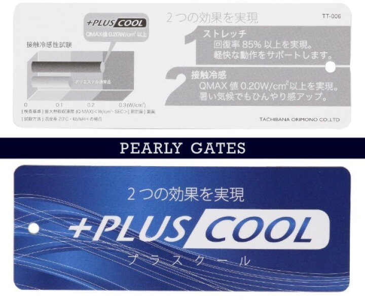 楽天市場】【NEW】PEARLYGATES パーリーゲイツ接触冷感プラスクール  