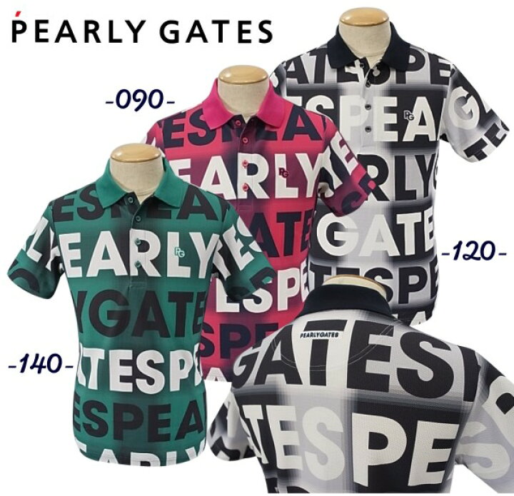 【NEW】PEARLY GATES パーリーゲイツグラデーションカラー！メンズ BIGロゴソフトハニカム 半袖ポロシャツ=JAPAN  MADE= 053-2260807/22C【GRD】 パーリーゲイツ by ゴルフウェーブ