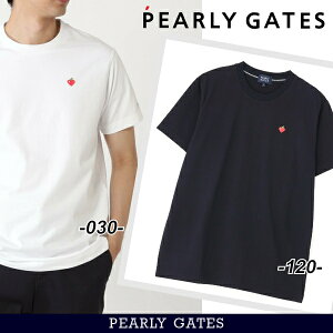 �yNEW�zPEARLY GATES �p�[���[�Q�C�c�yLove Apples�z40/2�V���O���[�X�����YT�V���c =MADE IN JAPAN=053-6163300/26B�y���K�i�z�yGOLFWAVE-15�z