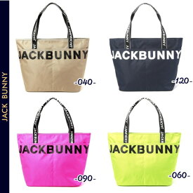 【NEW】Jack Bunny!! by PEARLY GATESジャックバニー!! ジャガードロゴハンドル＜限定＞BIGトートバッグ/ボストンバッグ262-5981141/24D【正規品】